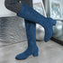 DAMEN MID-CALF STIEFEL – KOMFORTABEL MIT WINTER-PLÜSCHFUTTER – PERFEKT FÜR PARTYS